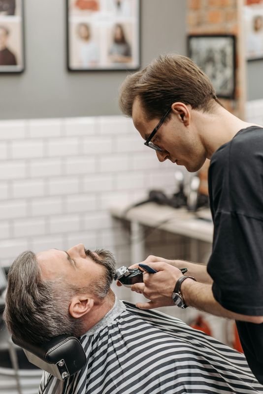 Professional beard trim